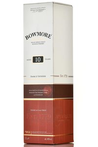 Bowmore 10 years - виски Боумор 10 лет 1 л в п/у