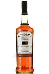 Bowmore 10 years - виски Боумор 10 лет 1 л в п/у