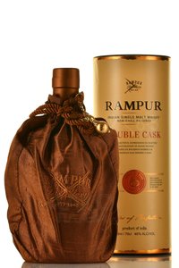 Rampur Double Cask - виски Рампур Дабл Каск 0.7 л в тубе