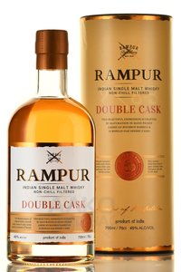 Rampur Double Cask - виски Рампур Дабл Каск 0.7 л в тубе