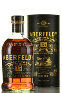 Aberfeldy 15 Years Old Limited Edition - виски Аберфелди 15 лет Лимитед Эдишн 0.7 л в тубе