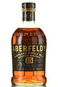 Aberfeldy 15 Years Old Limited Edition - виски Аберфелди 15 лет Лимитед Эдишн 0.7 л в тубе