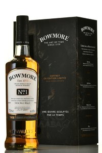 Bowmore No.1 - виски Боумор №1 0.7 л в п/у + 2 стакана