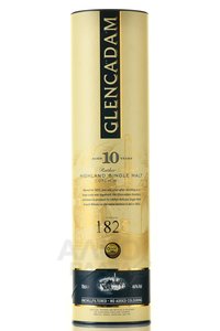 Glencadam Single Malt Scotch Whisky 10 Years Old - виски солодовый Гленкадам Сингл Молт Скотч 10 лет 0.7 л в тубе