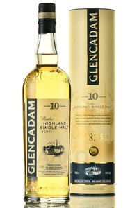 Glencadam Single Malt Scotch Whisky 10 Years Old - виски солодовый Гленкадам Сингл Молт Скотч 10 лет 0.7 л в тубе