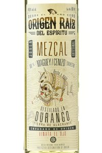 Origen Raiz Del Espiritu Mezcal Cenizo - мескаль Орихен Райз дель Эспириту Мескаль Ценизо 0.5 л