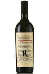 The Bard Realm Cellars - вино Бард Риалм Селларс 2019 год 0.75 л красное сухое
