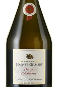 Bonnet-Gilmert Precieuse d’Ambroise Grand Cru Blanc de Blancs - шампанское Бонне-Жильмер Пресьёз д’Амбуаз Гран Крю Блан де Блан 2016 год 0.75 л белое брют