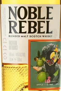 Noble Rebel Orchard Outburst Blended Malt Whisky - виски солодовый Нобл Ребел Очард Аутбёрст Блендед Молт 0.7 л в п/у