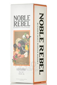 Noble Rebel Hazelnut Harmony Blended Malt - виски Нобл Ребел Хезелнат Хэрмони Блендед Молт 0.7 л в п/у