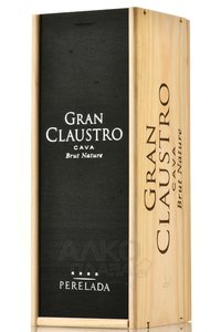 Cava Perelada Gran Claustro Brut Nature Brut Nature - вино игристое Кава Перелада Гран Клаустро Гран Резерва Брют Натюр 2017 год 0.75 л белое брют в д/у