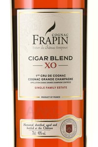 Frapin Cigar Blend Grande Champagne Premier Grand Cru Du Cognac (with box) - коньяк Фрапэн Сигар Блэнд Гранд Шампань Премье Гран Крю дю Коньяк 0.7 л (в коробке)