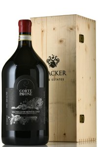 Corte Pavone Brunello di Montalcino - вино Корте Павоне Брунелло ди Монтальчино 2016 год 3 л красное сухое в д/у