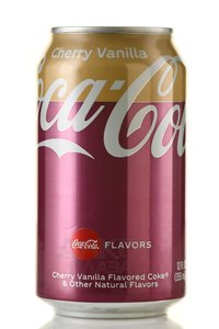 Coca-Cola Cherry - напиток безалкогольный сильногазированный Кока-кола Вишня 355 мл ж/б