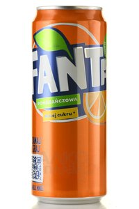 Fanta Orange Taste - Фанта Апельсин Тест 0.33 л ж/б