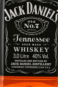 Jack Daniel’s Tennessee - виски Джек Дэниэлс Теннесси 3 л