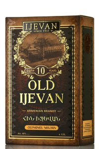 Old Ijevan 10 years - коньяк Олд Иджеван 10 лет 0.5 л п/у