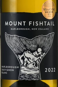 Mount Fishtail Sauvignon Blanc Marlborough - вино Маунт Фиштейл Совиньон Блан Мальборо 2022 год 0.75 л белое сухое