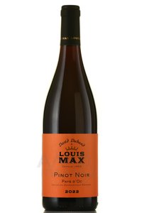 Louis Max & David Duband Pays d’Oc Pinot Noir - вино Луи Макс энд Давид Дюбан Пэи д’Ок Пино Нуар 2022 год 0.75 л красное сухое