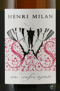 Henri Milan Le Brut Nature Rose - игристое вино Анри Милан Ле Брют Натюр Розе 0.75 л